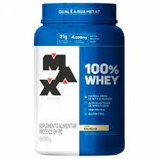 100% Whey Pote 900G - Max Titanium