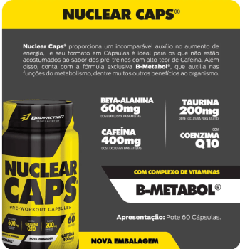 NUCLEAR RUSH 60 CAPSULAS